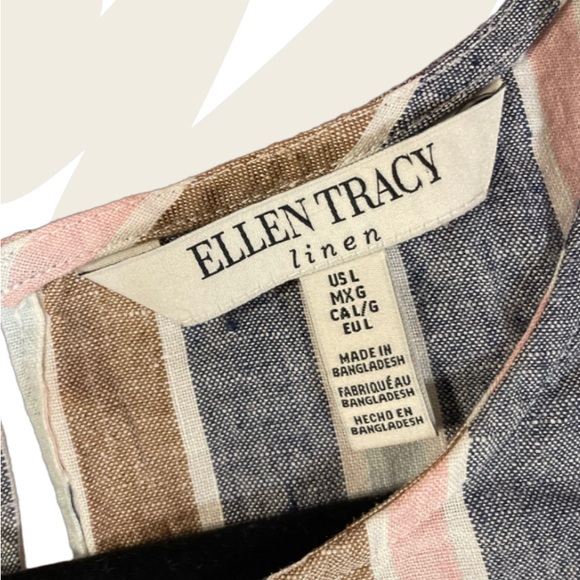 Ellen Tracy Linen blouse - Picture 2 of 2